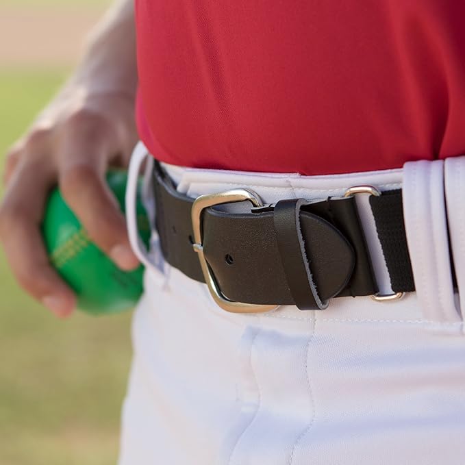 Champion Sports Baseball/Softball Uniform Belt, Comfort Stretch Fit Durable Syntex Tab - Youth & Adult Sizes, Multiple Colors