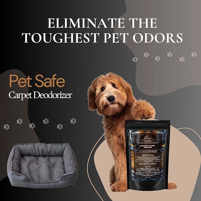 Fearless Carpet Freshener Powder: Powerful Odor Eliminator for Home, Upholstery Deodorizer, Carpet Deodorizer, Pet Urine, Cat Litter Box - Fearless Fragrance