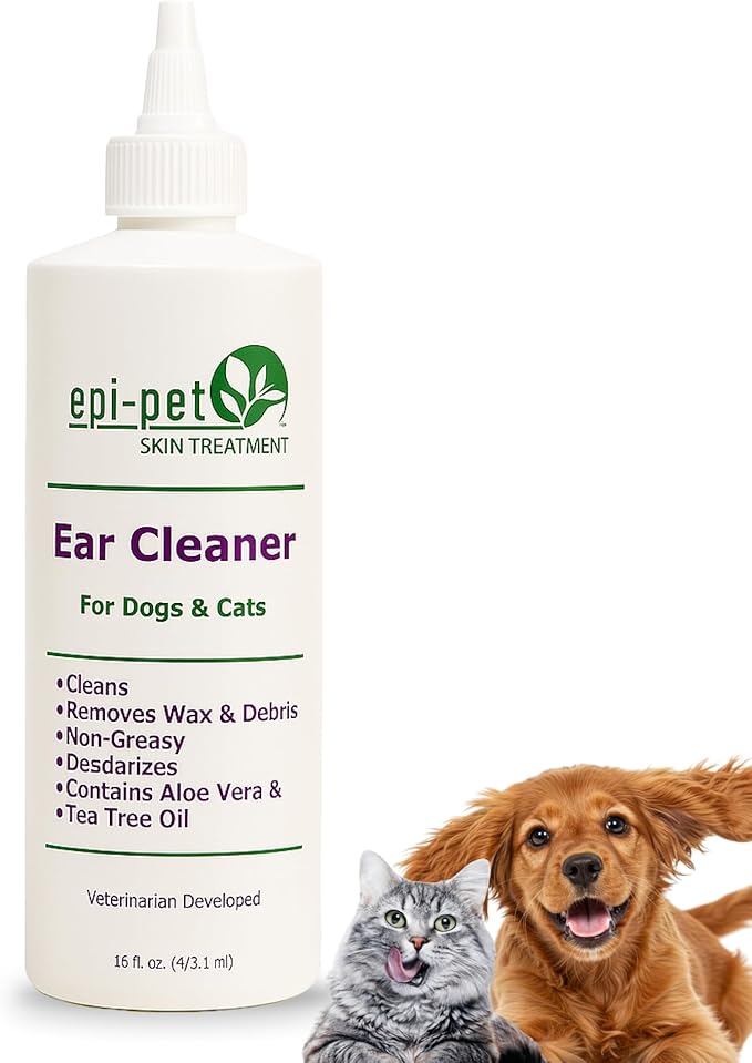 Ear Cleaner for Pets, 16-Ounce (90713)