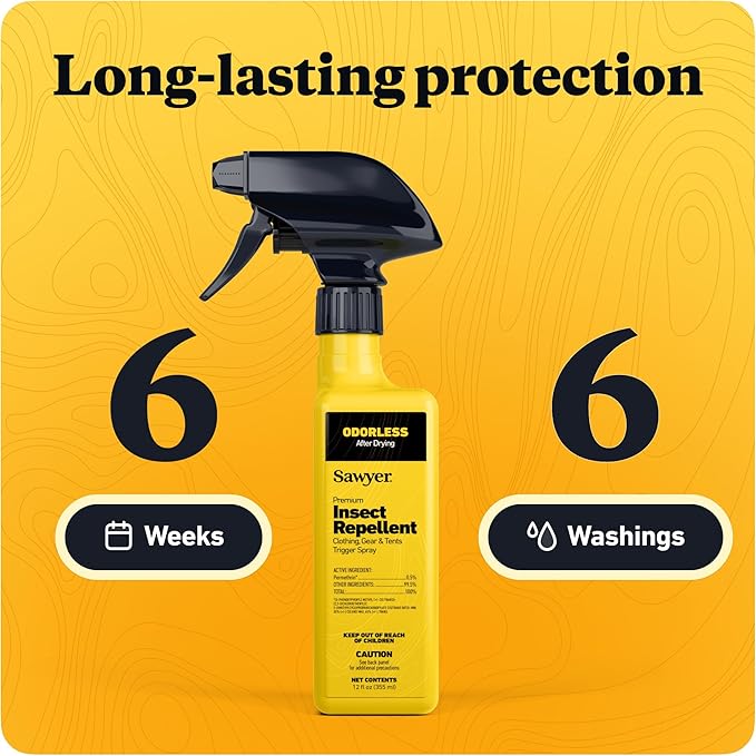 Sawyer Products Premium Permethrin Insect Repellent for Clothing, Gear & Tents