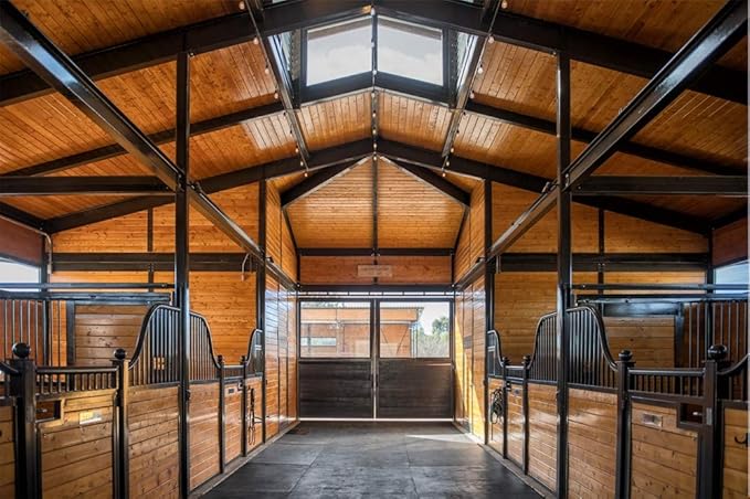 American Floor Mats - Horse/Stable Mats - Heavy Duty Stall Mats - Thick, Durable Rubber Flooring Solid Black 3/8" Thick - 3' x 4' Mat