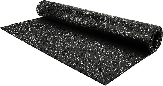 Flooring Inc's 1/4" Thick Tough Rubber Flooring Roll | Flexible Recycled Rubber Floor Mats for Home Gym | Heavy Duty Rubber Mat for Home Gyms, Sheds, Horse Stall Mat or Trailer