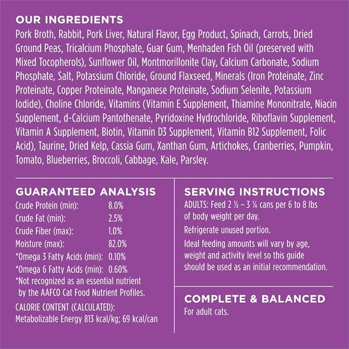 Instinct Flaked Entrée Wet Canned Cat Food - Rabbit, 3 oz. Cans (Pack of 24)