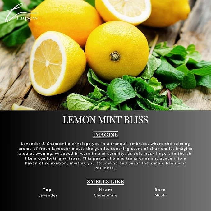 Lemon Mint Bliss Carpet Freshener Powder: Powerful Odor Eliminator for Home, Upholstery Deodorizer, Carpet Deodorizer, Pet Urine, Cat Litter Box - Lemon Mint Bliss Fragrance