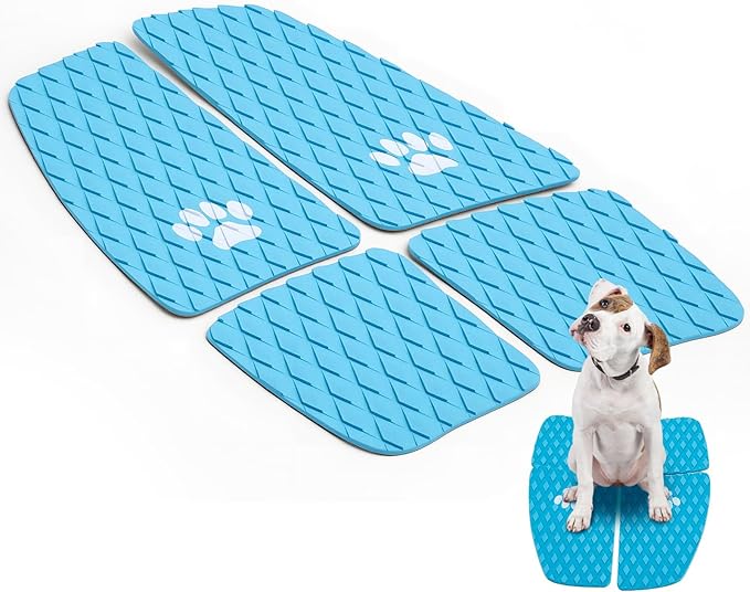 Dog Traction Pad Dog Paddle Board Kayak Accessories 21.2 x 15.3 Inch Non Slip Deck Grip Mat Surfboard Traction Good Grip EVA Foams for SUP Skimboard Paddleboard Surfboard