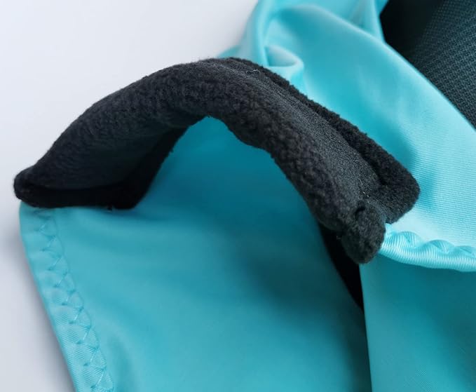 Horse Mesh Fly Mask with Ears, Soft Lycra Mesh Mask Anti-UV with Ears Pacific Blue, Pony