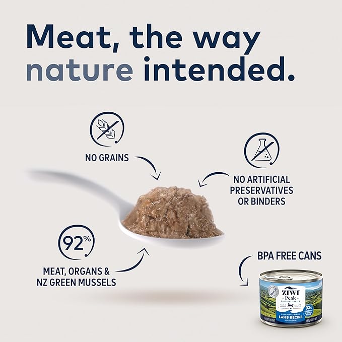 ZIWI Peak Wet Cat Food Variety Pack - Venison, Chicken, and Lamb, 6 Pack (3oz Each)