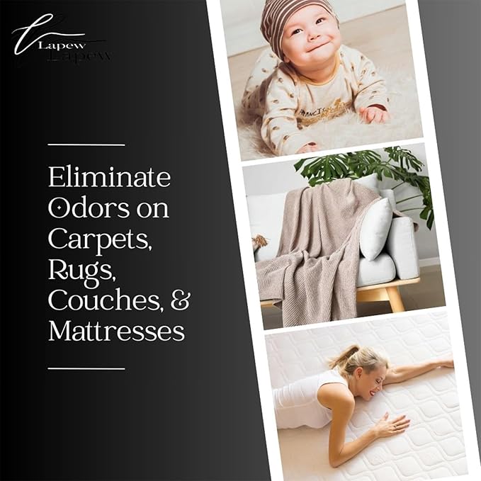 Sandalwood Rose Carpet Freshener Powder: Powerful Odor Eliminator for Home, Upholstery Deodorizer, Carpet Deodorizer, Pet Urine, Cat Litter Box - Sandalwood Rose Fragrance.