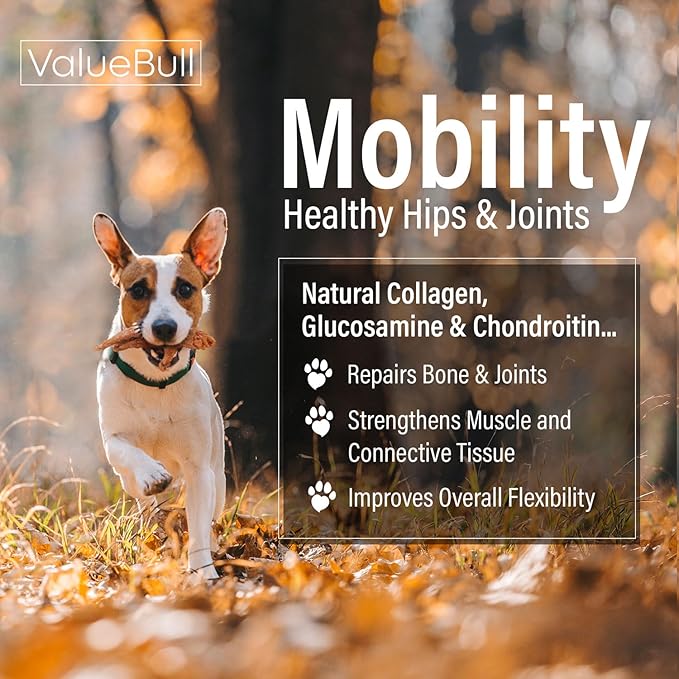ValueBull Chicken Feet for Dogs, 50 Count - All Natural Dog Chew, Hip and Joint Chew, Single Ingredient Dog Treat