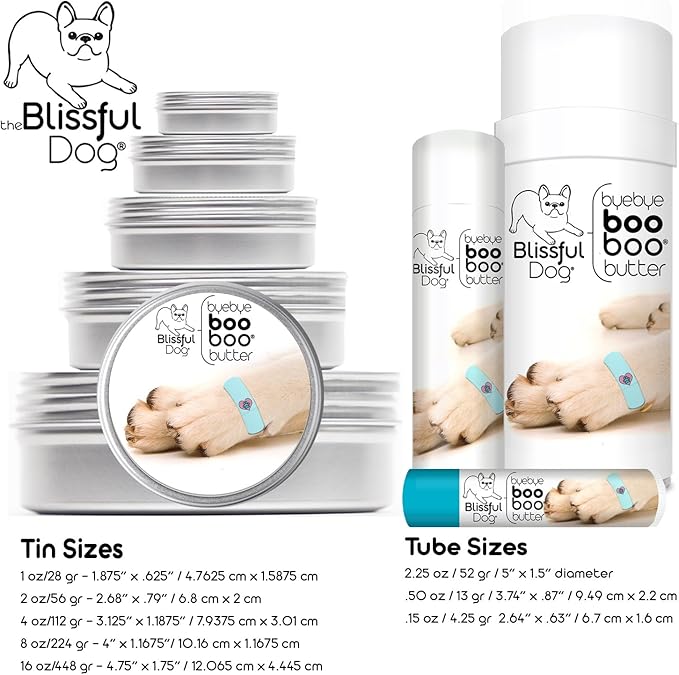 The Blissful Dog .50 oz Tube Yorkshire Terrier Booboo Butter