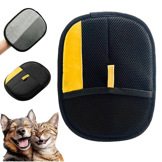Pet Hair Removal Glove, Electrostatic Pet Hair Remover Gloves for Dogs Cats, Reusable Washable Remover for Bed Sheets Couch Clothes Carpet Car Seat(1PC)