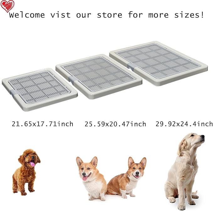 Smart Paws 3 Sizes Small Puppy Dog Toilet,Poodles Training Tray,Yorkie Pet Pads Holder
