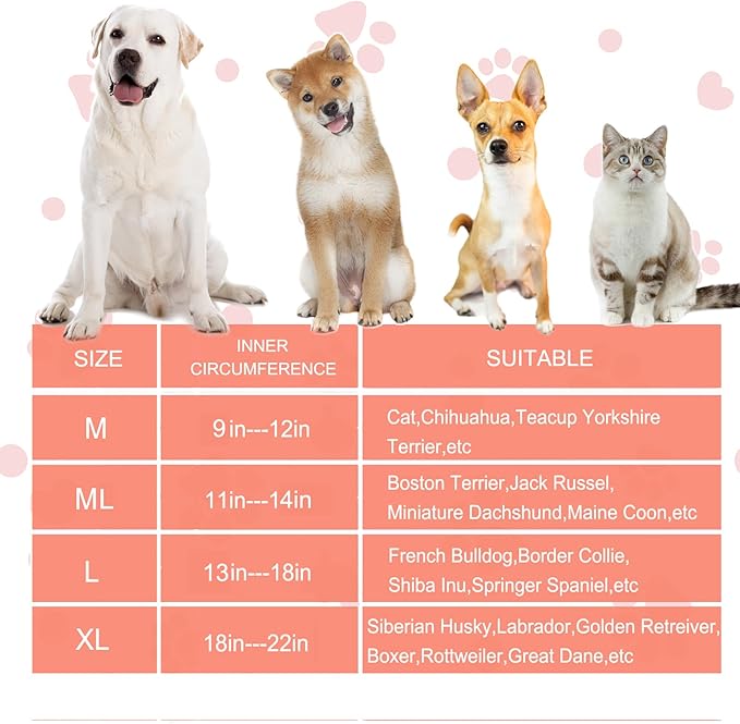 Inflatable Dog Cone Collar with Enhanced Anti-Licking, Soft Neck Donut for Dogs Cats, Recovery Pet Cone Collar After Surgery for Large Medium Small Dogs (Yellow Flower, X-Large)