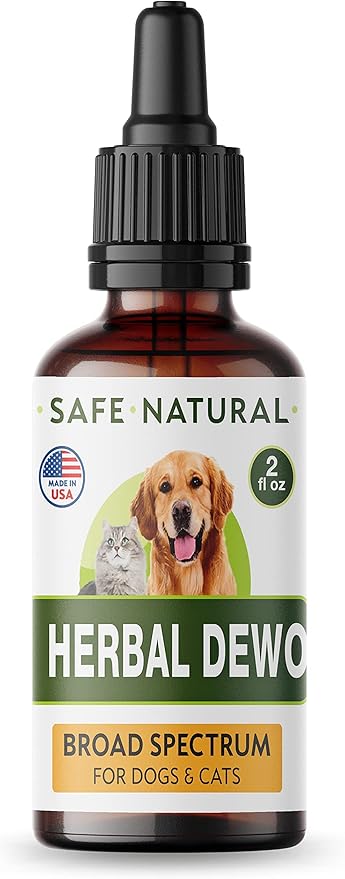 Liquid Herbal Cleanse for Cats and Dogs - Homeopathic Control for Pets of All Breeds and Sizes - Puppy and Kitten - USA-Sourced Ingredients - Preventative or Reactive - 2oz