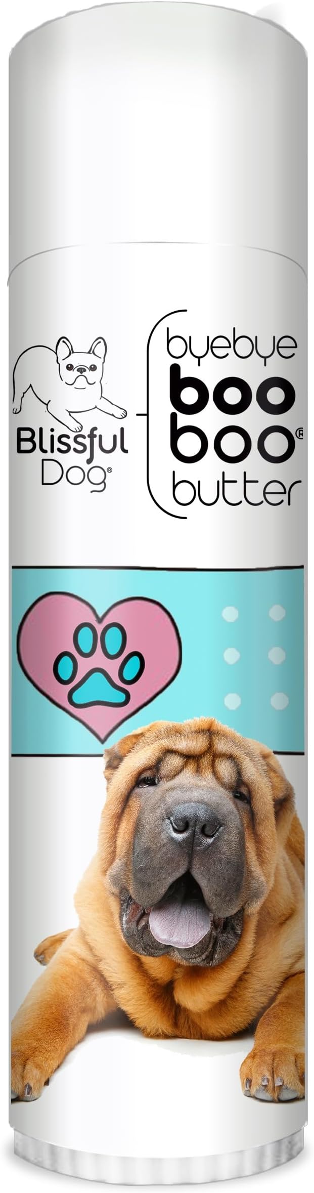 The Blissful Dog .50 oz Tube Chinese Shar Pei Booboo Butter