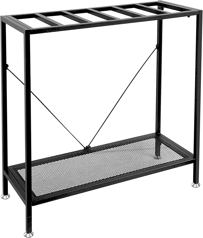 TONGMO Fish Tank Stand: The Perfect 29 Gallon Metal Aquarium Stand Measuring 32.7" W x 13" D x 32.3" H to Fit Your Aquatic Display Needs.