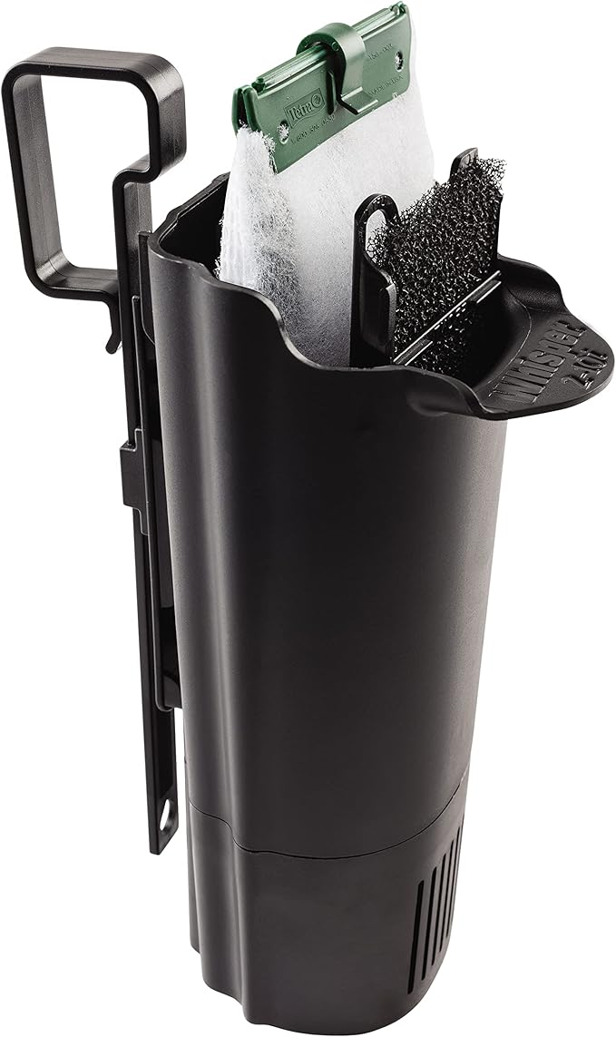 Tetra Whisper Internal Power Filter 5 To 10 Gallons, For aquariums, In-Tank Filtration With Air Pump, Black
