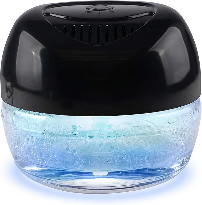 Purifier Air Washer, Air Fresher Aroma Diffuser for Home, Office, Air Purifier with Night Light (Black)