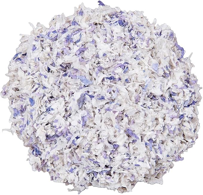 Small Pet Select- White Paper Bedding with Real Natural Lavender. Rabbits, Guinea Pigs, and Other Small Animals, 56L