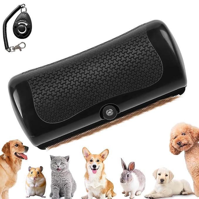 Pets Shedding & Grooming Tools, Deshedding Dog Brush for Shedding- Upgrade Cats, Dogs, Rabbits, Horses, Ergonomic Hair Removal Brushs