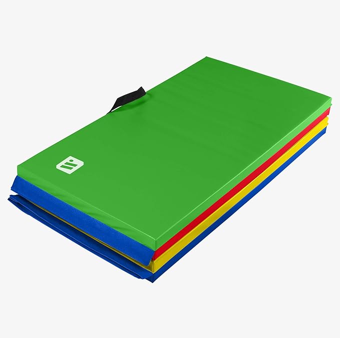 We Sell Mats - 4 ft x 8 ft x 2 in Personal Fitness & Exercise Mat for Home Workout - Lightweight and Folds for Carrying – All Purpose Home Gym Mat – Thick Mat for Yoga, Pilates, Stretches, and Floor Exercises