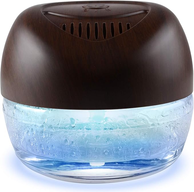 Purifier Air Washer, Air Fresher Aroma Diffuser for Home, Office, Air Purifier with Night Light (Brown)