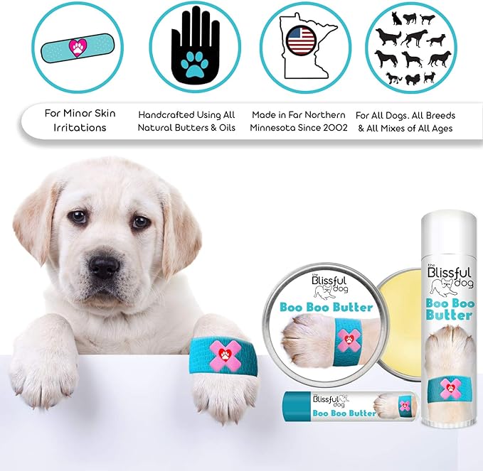 The Blissful Dog Weimaraner Boo Boo Butter, 16 oz.