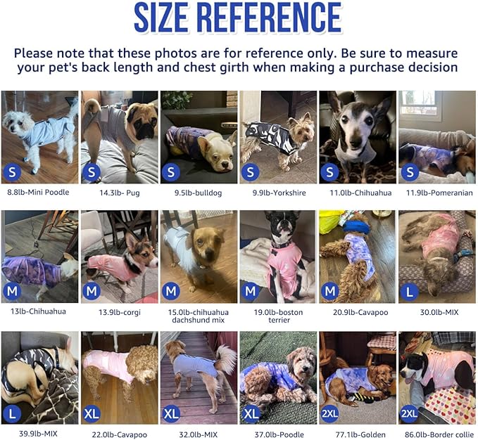 Lukovee Recovery Suit for Dogs, Zipper-On Onesie for Female Male Dog, Abdominal Wounds Cone E-Collar Alternative, Prevent Licking Spay (3XL, Purple Tie-dye)