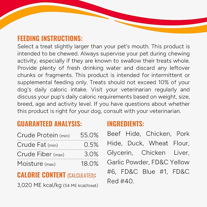 Good'N'Fun Triple Flavored Rawhide Kabobs for Dogs