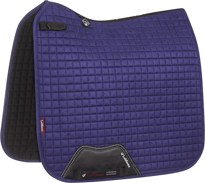 LeMieux Suede Dressage Square - English Saddle Pads for Horses - Equestrian Riding Equipment and Accessories