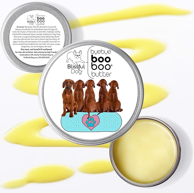 The Blissful Dog 4 oz TIN Rhodesian Ridgeback Booboo Butter