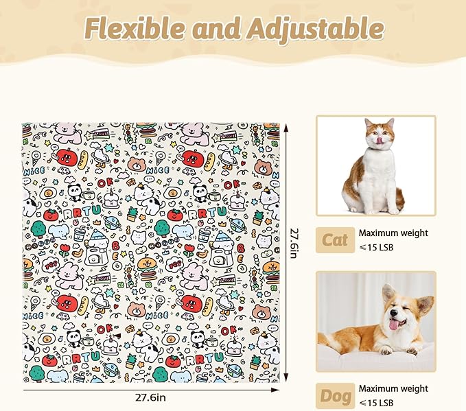 3-in-1 Cat Grooming Restraint Bag for Nail Trimming, Ear Cleaning & Medicine - Escape-Proof Design with Anti-Scratch Lining, Calming Pressure - Fits Cats & Kittens Up to 15lbs