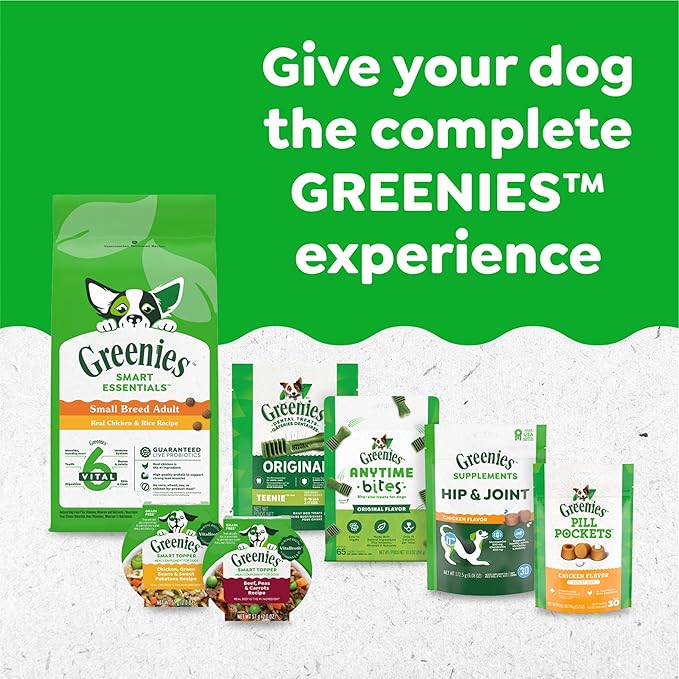 Greenies Regular Dental Dog Treats, Sweet Potato Flavor, 36 oz. Pack (36 Treats)