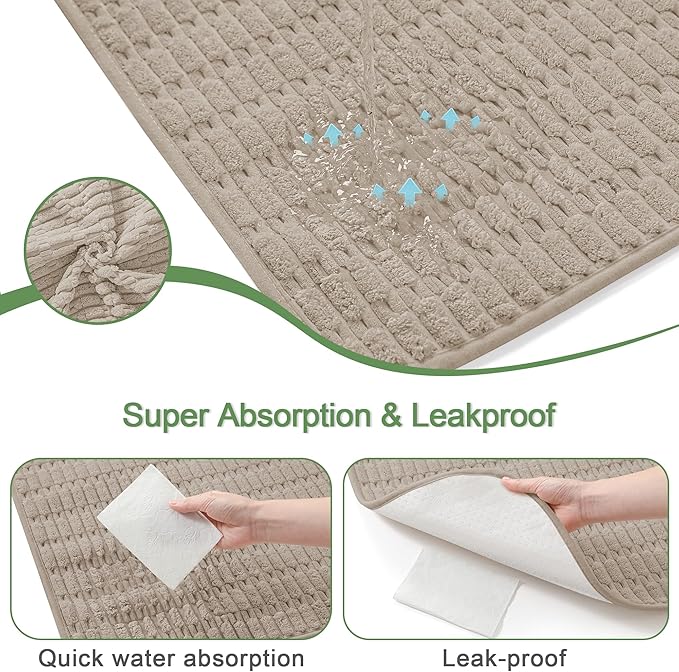 Washable Pee Pads for Dogs, 2 Pack Reusable Puppy Pads Dog Pads, Non-Slip Dog Pee Pads, Leakproof Pet Pee Pads Wee Wee Pads for Dogs. (Brown, 20"x20"(Pack of 2))