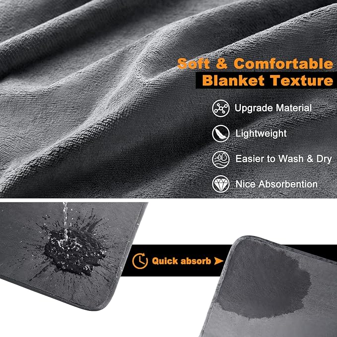 Washable Pee Pads for Dogs, 48x60 Reusable Whelping Pads, Absorb Dog Mats Non-Slip Puppy Training Pads for Whelping, Potty, Training, Playpen, Crate