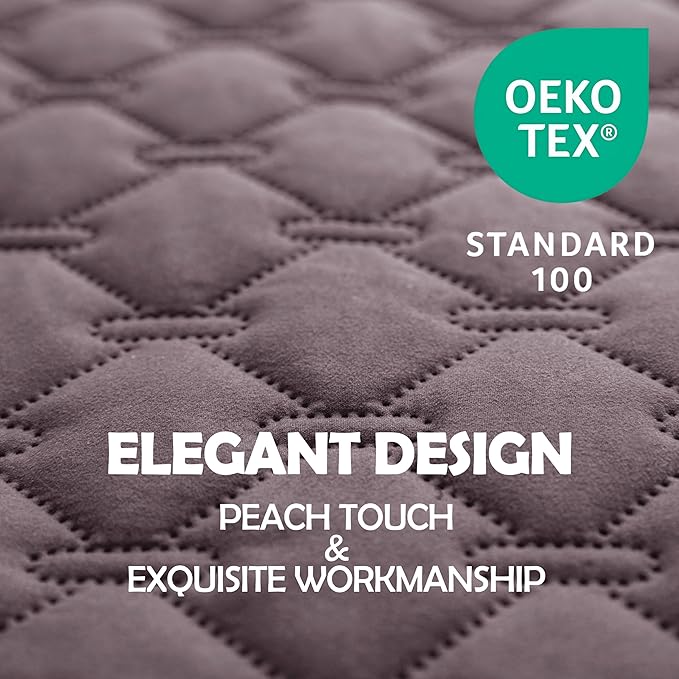 gogobunny 100% Double Sided Waterproof Dog Blanket Soft Pet Bed Cover Reversible Protect Furniture Couch Sofa Car for Puppy Large Dog Cat (Dark Sea Fog/Light Sea Fog, 52x82 Inch (Pack of 1))