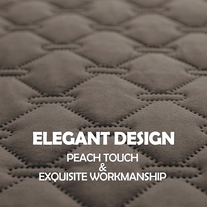 gogobunny 100% Double Sided Waterproof Dog Blanket Soft Pet Bed Cover Reversible Protect Furniture Couch Sofa Car for Puppy Cat Kids (Dark Walnut/Light Walnut, 30x90 Inch (Pack of 1))