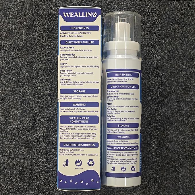 Anal Gland Spray for Dogs Cats - Fast Anal Gland Relief Stops Scooting & Itching Odor Elimination Anti Itch Dog Spray Pain Relieving Safe for All Animals - 4.06 FL OZ