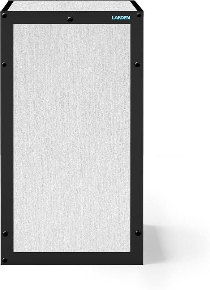 LANDEN Gray Metal Frame Stand, Three-Shelf for Fish Tanks up to 30 Gal, CLX60-60X45X80cm (23.6x17.7x31.49 in), for Fish Tanks and Reptile Terrariums, Home & Office Use