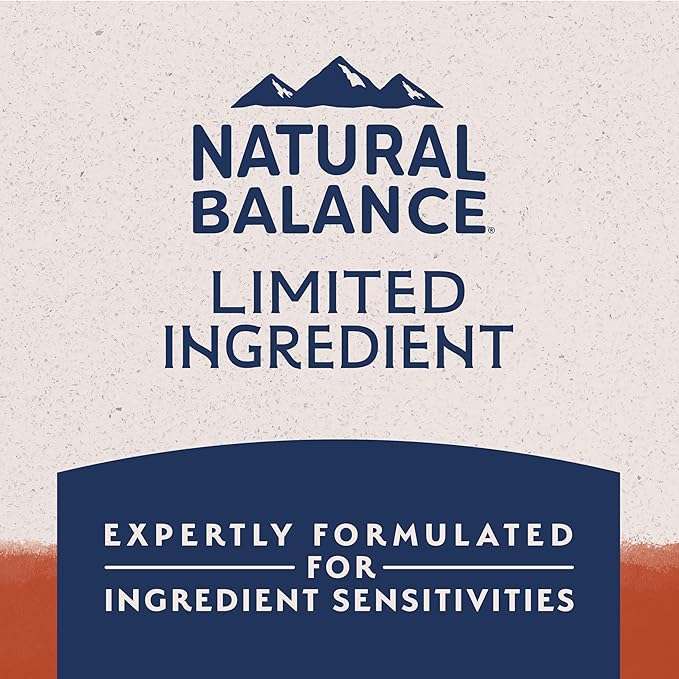 Natural Balance Limited Ingredient Adult Grain-Free Dry Dog Food, Salmon & Sweet Potato Recipe, 12 Pound (Pack of 1)
