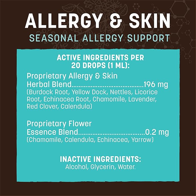 Earth Animal Herbal Remedies | Allergy and Skin | 2 fl oz
