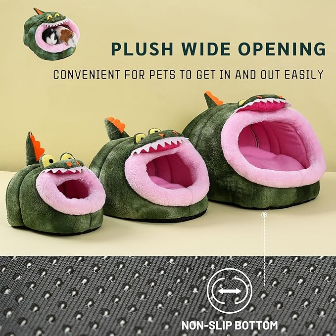 JanYoo Rat Bed Hut Guinea Pig Hideout House Small Animal Tent Accessories Rabbit Hideaway Igloo Supplies for Cages