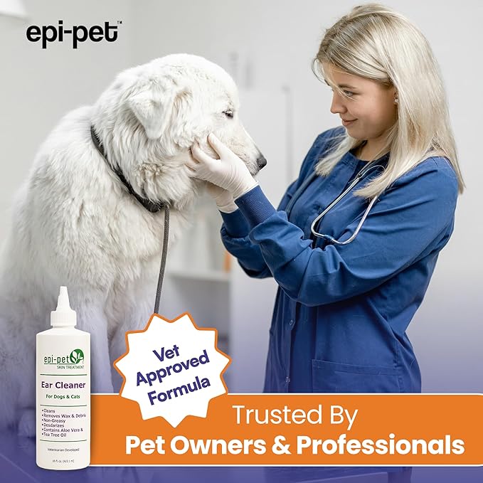 Ear Cleaner for Pets, 16-Ounce (90713)