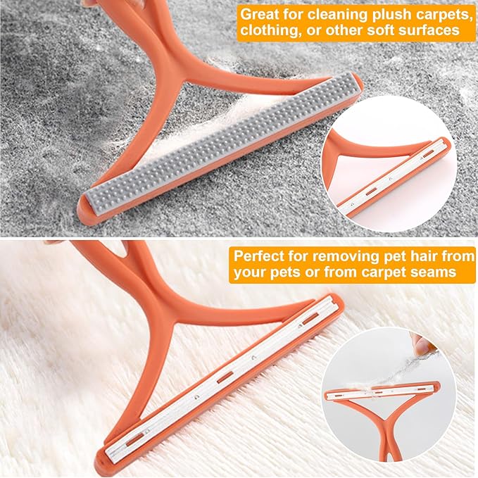 AIERSA Pet Hair Removal Tool, Electrostatic Pet Hair Remover,Static Removal Gloves for Pet Hair, Dog and Cat Hair Remover Electrostatic Gloves Set for Couch, Clothes, Car, Carpet, Bed, Furniture