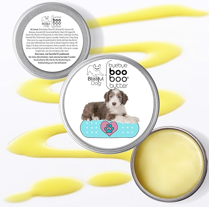 The Blissful Dog Bearded Collie Boo Boo Butter, 4 Ounce