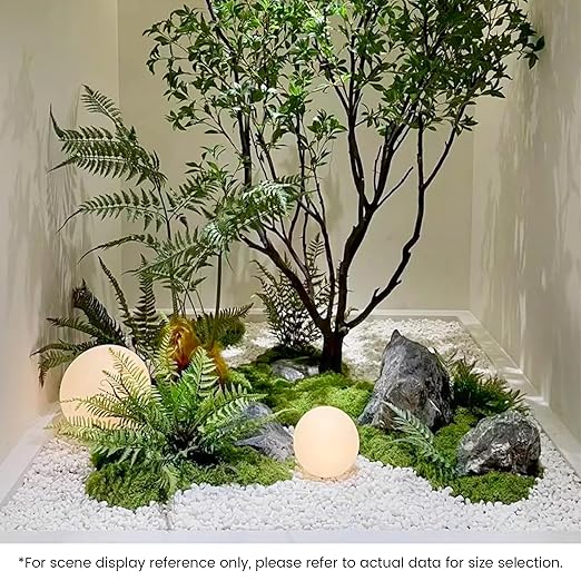 SIDONG 5 LB White River Rocks, 0.3-0.5 Inches Matte Pebbles for Indoor Plants, Aquarium Rocks Used in Fish Tank, Decorative Stones for Plants, Vases, Home Décor, Crafting, Garden Landscaping