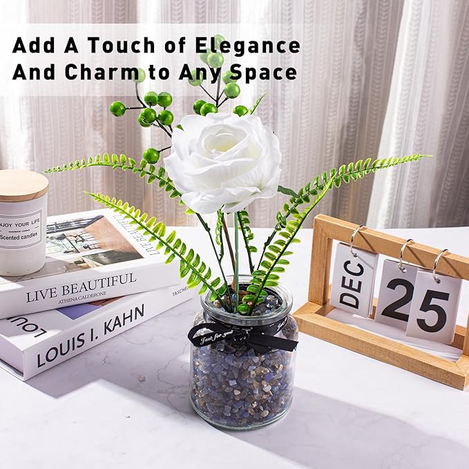 3 Lb Blue Agate Polished Tumbled Stones Chips, Aquarium Gravel Rocks Natural Decorative Pebbles Marbles for Aquarium, Vase Fillers, Succulent Plants Decor