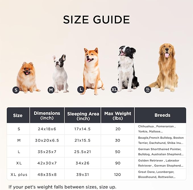 Bedsure Orthopedic Dog Bed for Small Dogs, Waterproof Memory Foam Small Pet Beds with Sides, Non-Slip Bottom and Egg-Crate Foam Medium Dog Couch Sofa with Washable Removable Corduroy Cover, Brown