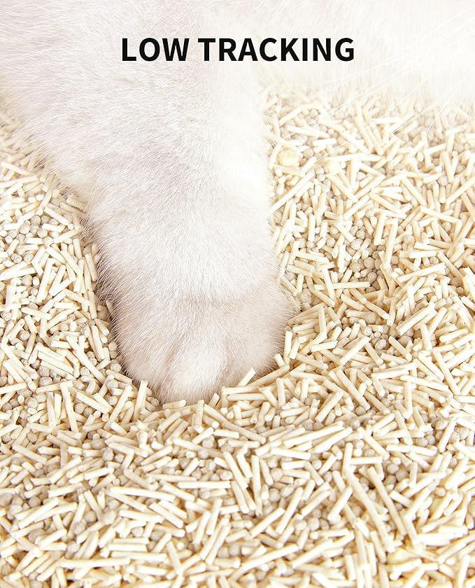 PETKIT New Occult Blood Monitoring Cat Litter, Ultra Absorbent Clumping Mixed Tofu Bentonite Litter, Odor Control and Dust Free