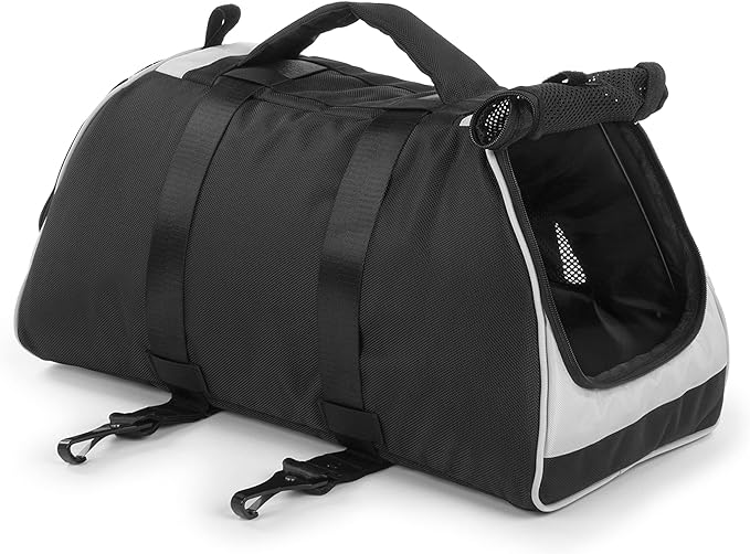 Sherpa Forma Frame Crash-Tested Travel Pet Carrier, Airline Approved & Guaranteed On Board - Black, Medium
